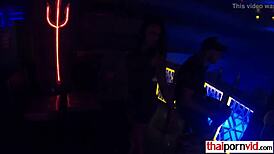 i fucked my petite thai girlfriend hard after the disco, her big tits bouncing