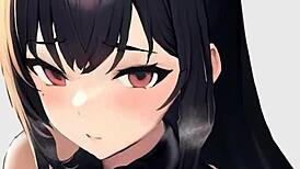 Anime Girl Jerking Off A Big Cock In Pov