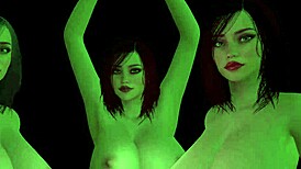Check out this bouncing boobs music video in 3D porn