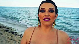 I saw miami beach slut fuck bbc on beach.