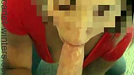 Horny teacher drains random guy's balls before school