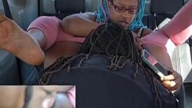 Daddy Sucks Cum Out Of My Black Wet Pussy Kyexperience