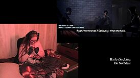 Naked in The Quarry, feeling every intense moment in part 8 of playthrough.