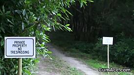 Unusual Looker In Blowbang Sucks And Gets Facial Cumshot.