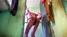 sexy twink rips clothes in hot striptease for gay fun