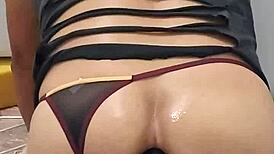 i moan so good on that huge silicone cock