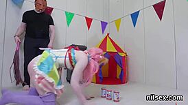 Horny Sweetie Endures Painful Anal Treatment In Madhouse
