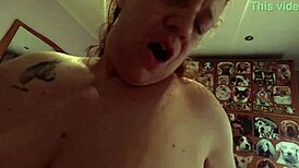 Riding Big Tits with Cum in Mouth - So Hot! 🔥