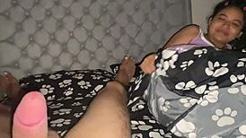 latina girl catches me masturbating and fulfills my fantasy with big ass