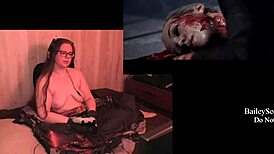 Naked in The Quarry, feeling every intense moment in part 8 of playthrough.