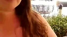 Slutslave1975 is being such a slut in public, watch her! 😈