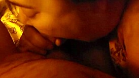 Blowjob From Girlfriend With Deepthroat And Friend Watching