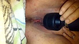 Crazy Squirting Session with Wet Cunt Vibrator