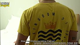 Brother's Intense Bareback Gay Fucking with Tattoos Displayed