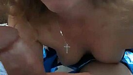 Intriguing Cosplay Scene with Hot Young 18+ Redhead Sucking Candy