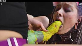 I am your bad kitten - lesbian strap on roleplay - bdsm petplay cat anal buttplug - goth punk alt porn - zf024