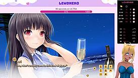 vtuber lewdneko plays love cubed part 6 with toys and wild orgasms