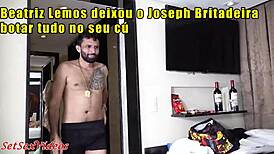 Emo Beatriz Gapes Ass For Joseph's Cumshot.