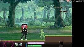 Red-Haired Girl Has Sex With Green Alien Men In Erisdysnomia Hentai Game