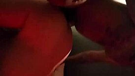 Blonde Babe Intensely Rides Big Black Cock In Winter