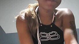 trying to get cum in mouth at home