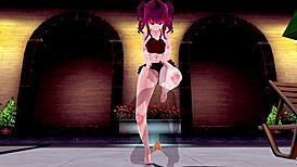 in this 3d hentai, the big-assed babe rides and squirts with handjob action.