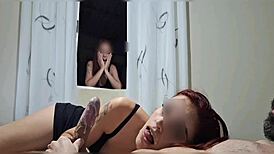 Caught In The Act With Open Window