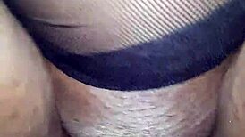 i'm squirting on this big black cock in cowgirl ride.