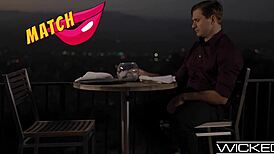 i watch petite blonde defy gravity in 69