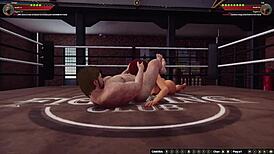 Ethan vs Val Naked Fighter 3D Thrills Me