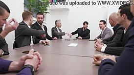 Eveline Dellai in rough double penetration creampie