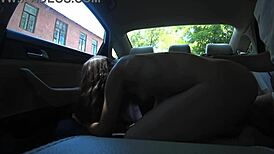 public sex with teen 18+ girl in car 4k