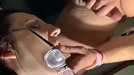 Candid Sandra takes a brutal facial! 😱