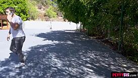 Kenzie Reeves plays tiny scheming stepsis in hardcore action.