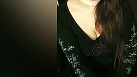 hot neighbor smokes cigarette outside