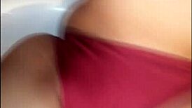 M Enjoys Bathroom Relaxation