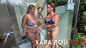 i have sex with my mother-in-law in outdoor shower, almost got caught lol