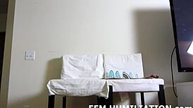 Let's Slide You Into These New Panties And Start The Femdom Session With BDSM Fun