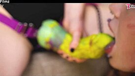 I am your bad kitten - lesbian strap on roleplay - bdsm petplay cat anal buttplug - goth punk alt porn - zf024