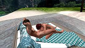 Wife Cheats With Big Cock On Beach