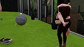 Ever tried brutal yoga with hardcore orgy action?