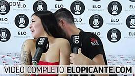 Beluchi gucci shows her natural tits in the spicy room 😏