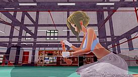 3d hentai big ass big tits squirting orgasm, want to see her creampie?