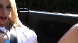 Hey Chessie Kay, wanking in the countryside feels so wild!