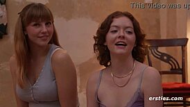 Ersties - Amateur Foursome Packed with Sex Toys and Strap-On Action