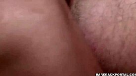 Wanna join this amazing gay bareback 3-way?