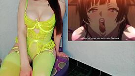 Su amiga ahora tiene la tetas mas grandes y no se resiste - hentai asijai no chiru