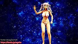I'm kanon dancing nude on sand planet with big tits