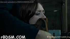 i see hot brunette minx having a lot of fun wit toys and bdsm