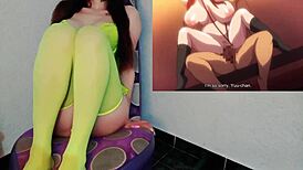 Su amiga ahora tiene la tetas mas grandes y no se resiste - hentai asijai no chiru